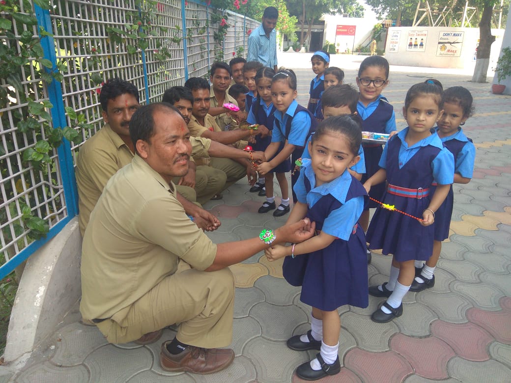 Rakhi making competition organized